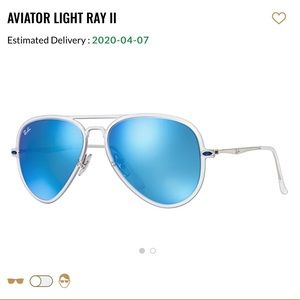 Ray Ban Aviator Blue Light Ray II UNISEX